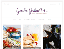 Tablet Screenshot of goodiegodmother.com